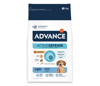 Advance Dog Mini Adult Light 3кг - с пилешко и ориз